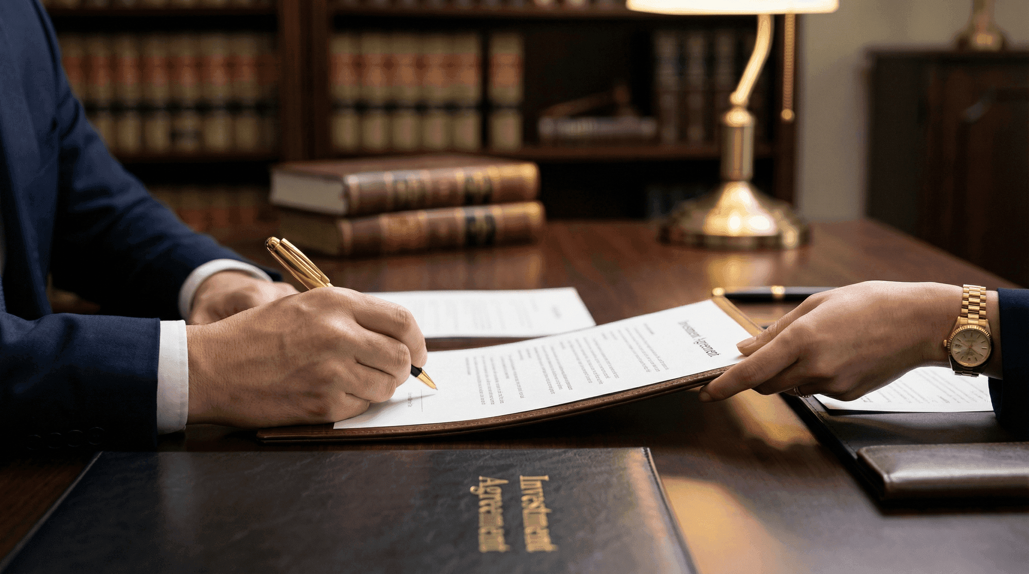 סגירת חוזה השקעה