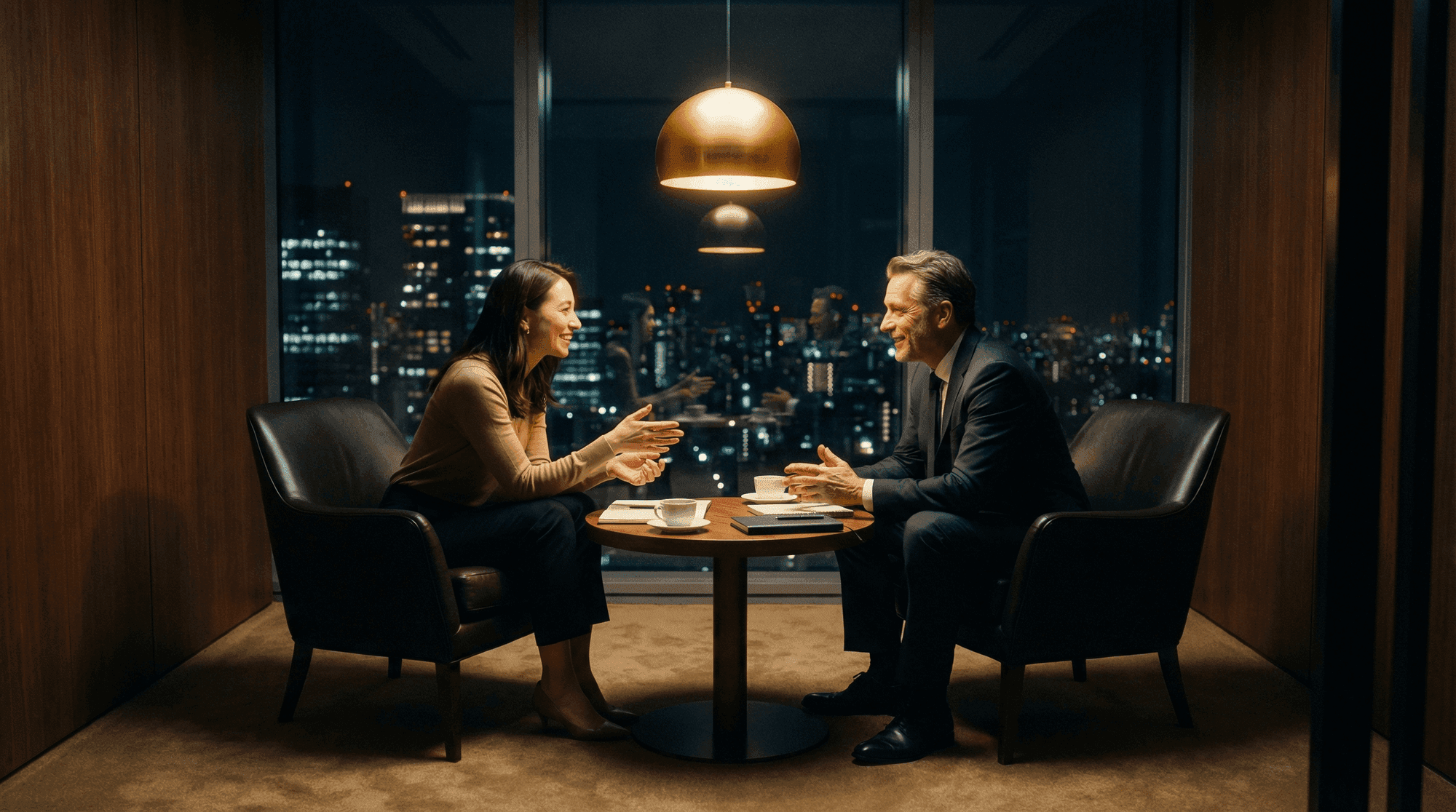 פגישת יזם-משקיע